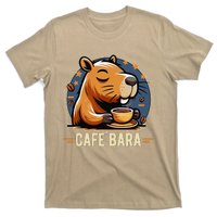 Café Bara Logo Coffee Bar Cafebara Barista Capybara Funny T-Shirt