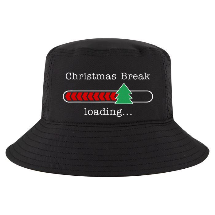 Christmas Break Loading Funny Xmas Holiday Teachers Cool Comfort Performance Bucket Hat