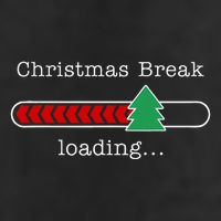Christmas Break Loading Funny Xmas Holiday Teachers 7 Panel Mesh Trucker Snapback Hat