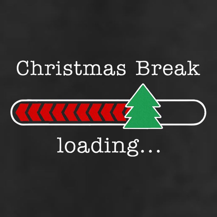 Christmas Break Loading Funny Xmas Holiday Teachers 7 Panel Mesh Trucker Snapback Hat