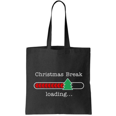 Christmas Break Loading Funny Xmas Holiday Teachers Bag