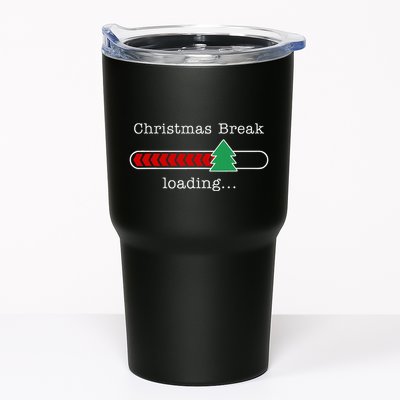 Christmas Break Loading Funny Xmas Holiday Teachers Tumbler