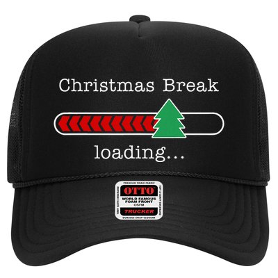 Christmas Break Loading Funny Xmas Holiday Teachers Trucker Hat