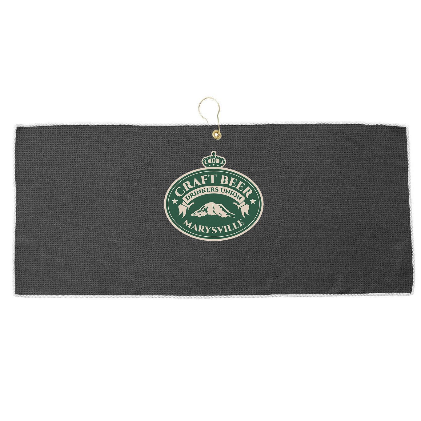 Craft Beer Lovers Marysville Washington Large Microfiber Waffle Golf Towel