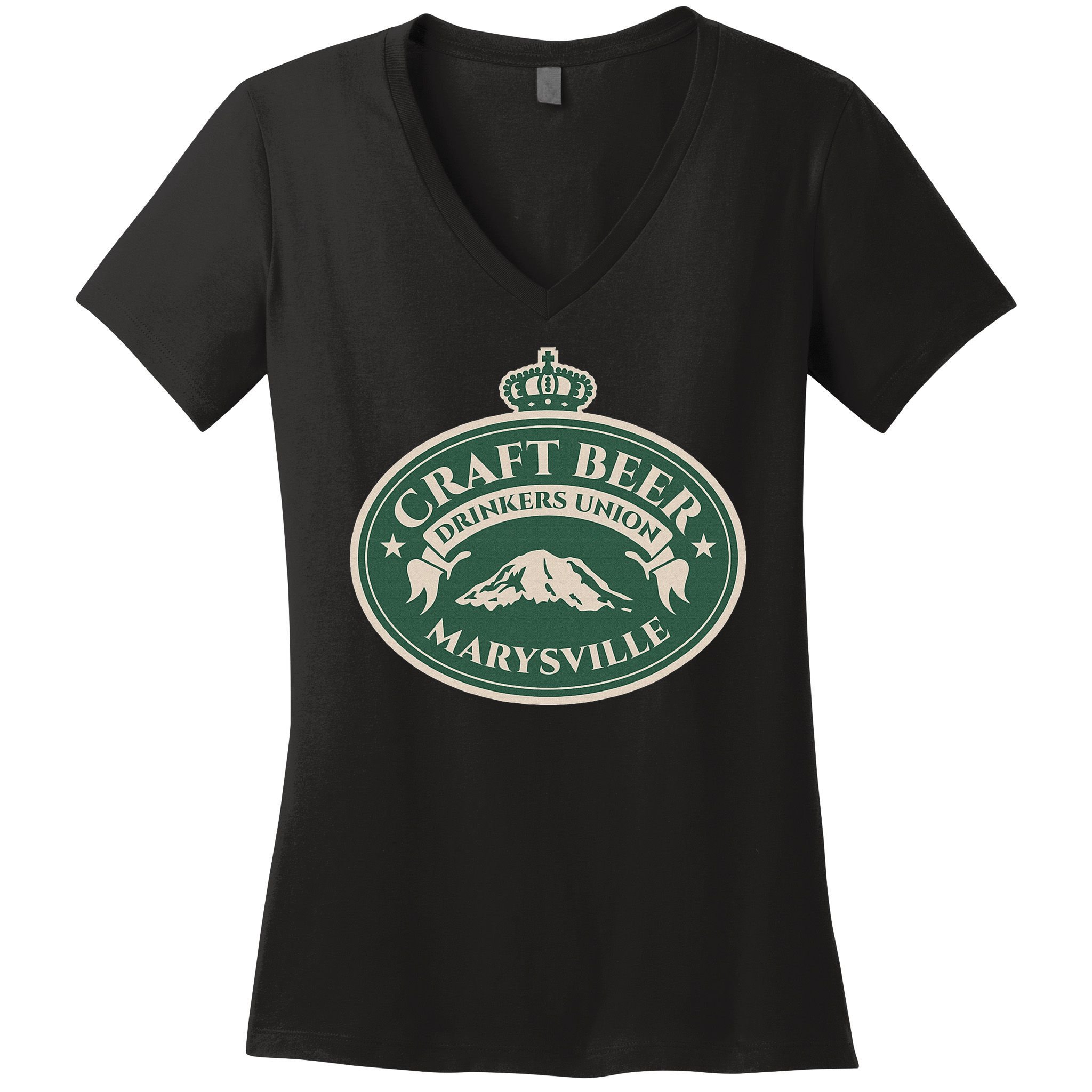 Craft Beer Lovers Marysville Washington Women's V-Neck T-Shirt