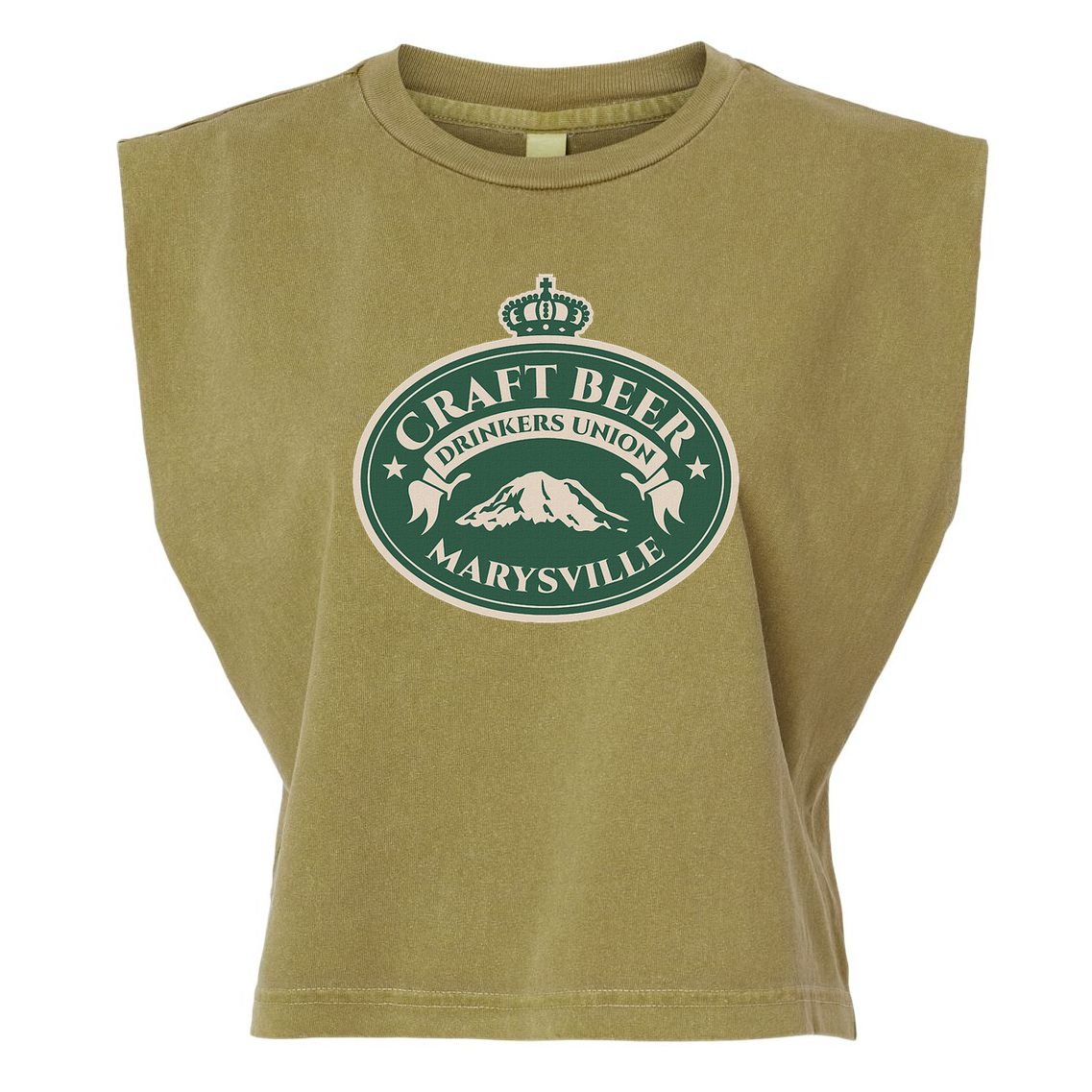 Craft Beer Lovers Marysville Washington Garment-Dyed Women's Muscle Tee