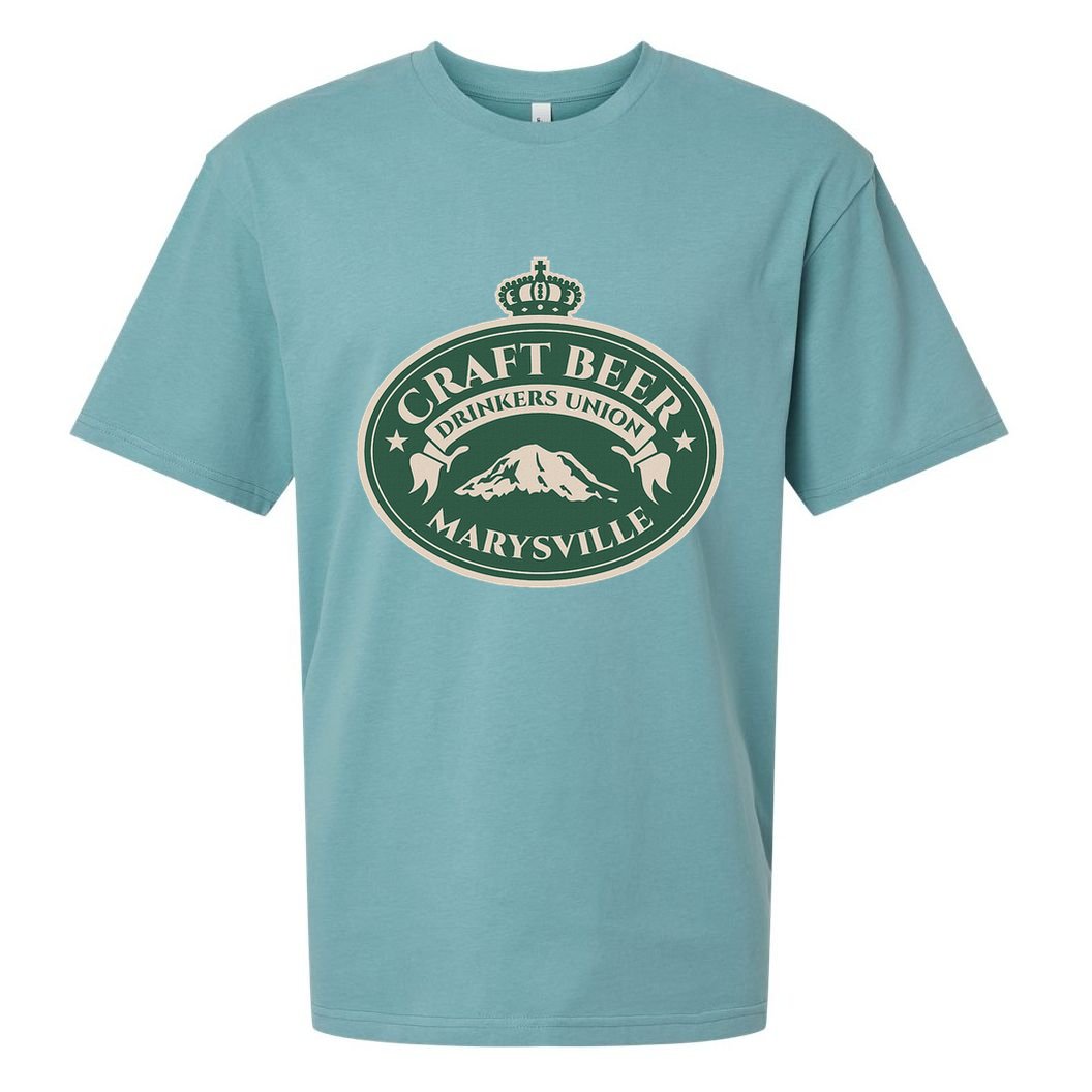 Craft Beer Lovers Marysville Washington Sueded Cloud Jersey T-Shirt