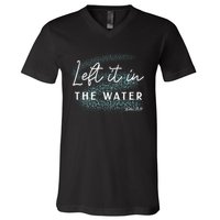 Christian Baptism Left It In The Water Matthew 2819 V-Neck T-Shirt