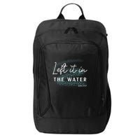 Christian Baptism Left It In The Water Matthew 2819 City Backpack