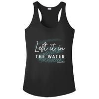 Christian Baptism Left It In The Water Matthew 2819 Ladies PosiCharge Competitor Racerback Tank