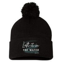 Christian Baptism Left It In The Water Matthew 2819 Pom Pom 12in Knit Beanie
