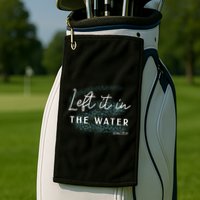 Christian Baptism Left It In The Water Matthew 2819 Golf Towel