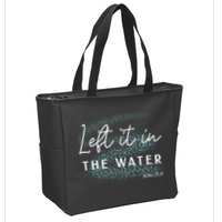 Christian Baptism Left It In The Water Matthew 2819 Zip Tote Bag