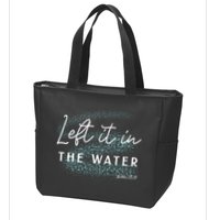 Christian Baptism Left It In The Water Matthew 2819 Zip Tote Bag