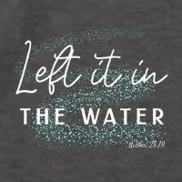 Christian Baptism Left It In The Water Matthew 2819 Vector Backpack