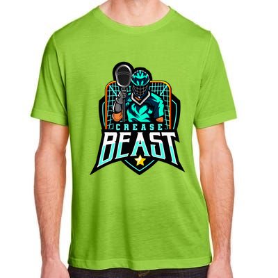 Crease Beast Lacrosse Goalkeeper For Lacrosse Goalie Adult ChromaSoft Performance T-Shirt