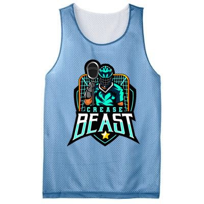 Crease Beast Lacrosse Goalkeeper For Lacrosse Goalie Mesh Reversible Basketball Jersey Tank