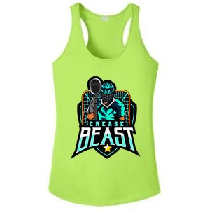 Crease Beast Lacrosse Goalkeeper For Lacrosse Goalie Ladies PosiCharge Competitor Racerback Tank