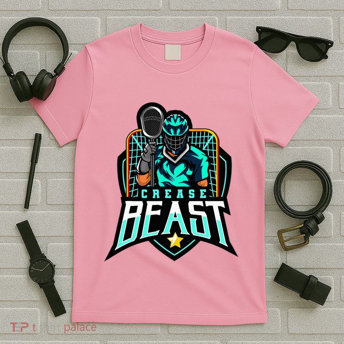 Crease Beast Lacrosse Goalkeeper For Lacrosse Goalie T-Shirt