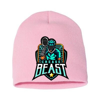 Crease Beast Lacrosse Goalkeeper For Lacrosse Goalie Short Acrylic Beanie