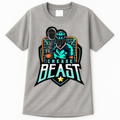 Crease Beast Lacrosse Goalkeeper For Lacrosse Goalie Tall T-Shirt