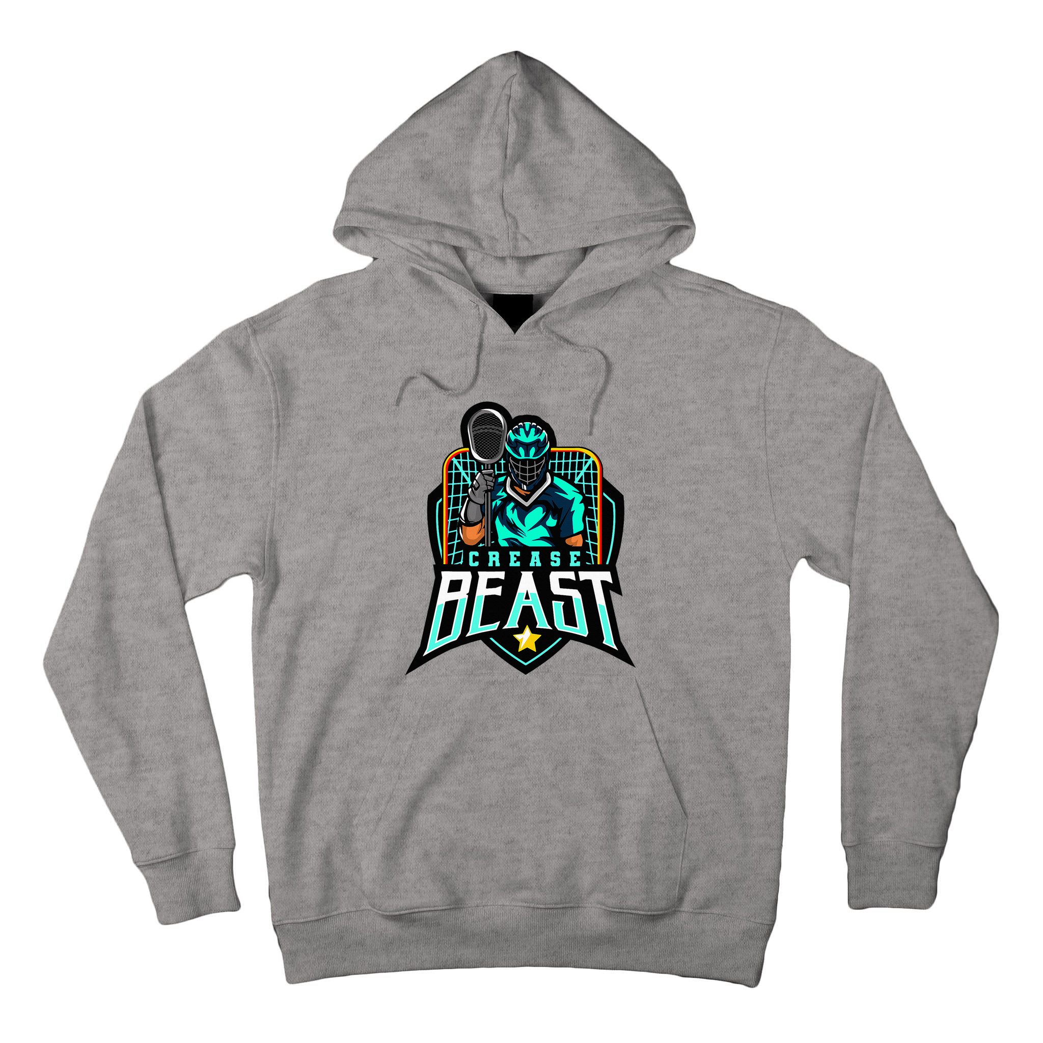 Crease Beast Lacrosse Goalkeeper For Lacrosse Goalie Tall Hoodie