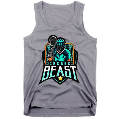 Crease Beast Lacrosse Goalkeeper For Lacrosse Goalie Tank Top