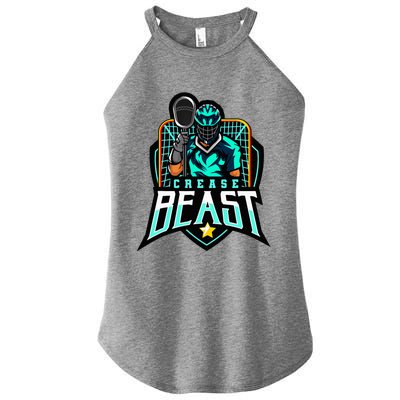 Crease Beast Lacrosse Goalkeeper For Lacrosse Goalie Women's Perfect Tri Rocker Tank