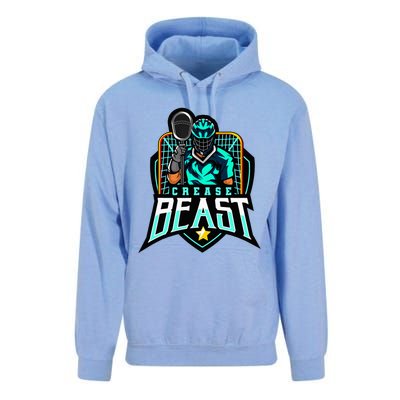 Crease Beast Lacrosse Goalkeeper For Lacrosse Goalie Unisex Surf Hoodie