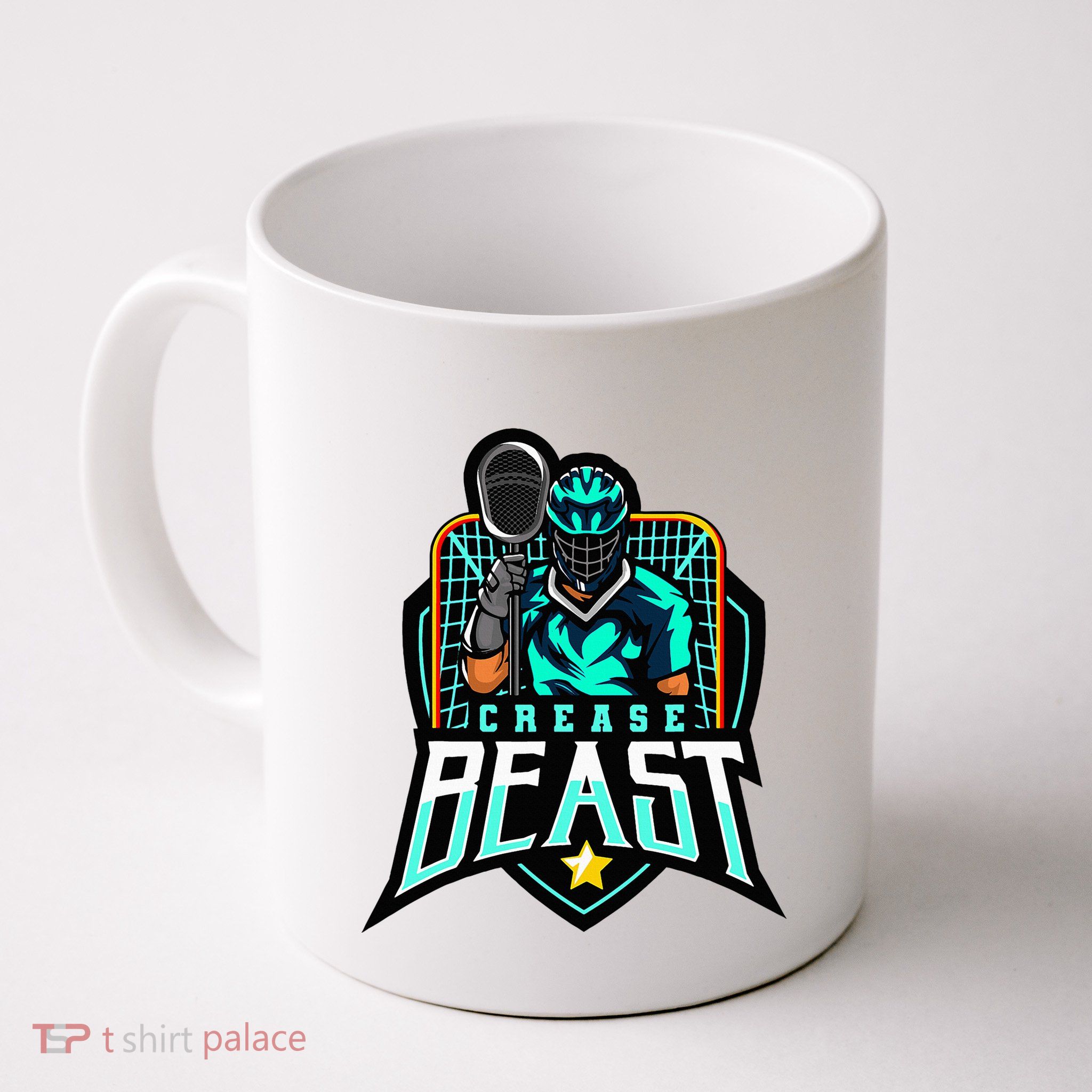 Crease Beast Lacrosse Goalkeeper For Lacrosse Goalie Mug
