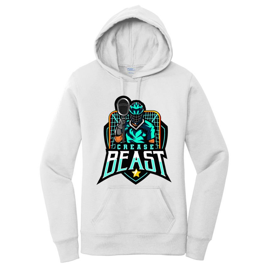 Crease Beast Lacrosse Goalkeeper For Lacrosse Goalie Women's Pullover Hoodie