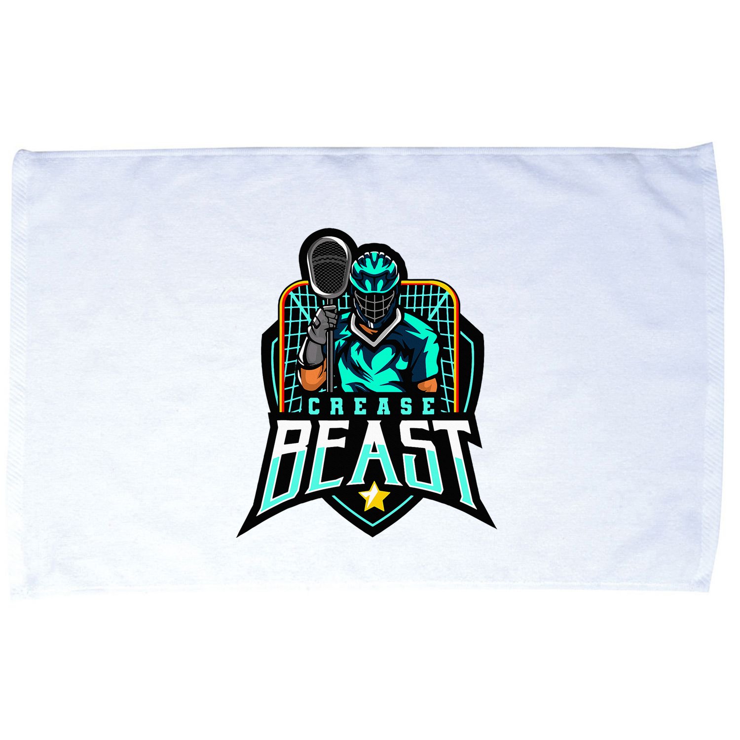 Crease Beast Lacrosse Goalkeeper For Lacrosse Goalie Microfiber Hand Towel
