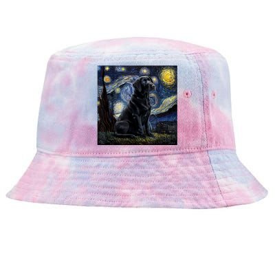 Cute Black Lab Black Labrador Retriever Puppy Dog Mom Animal Tie-Dyed Bucket Hat