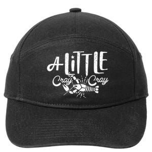 Crawfish Boil Little Cray Louisiana Crayfish 7-Panel Snapback Hat