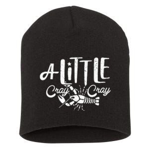 Crawfish Boil Little Cray Louisiana Crayfish Short Acrylic Beanie