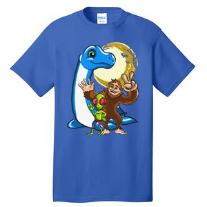 Cryptozoology Bigfoot Loch Ness Monster Alien Gifts Tall T-Shirt