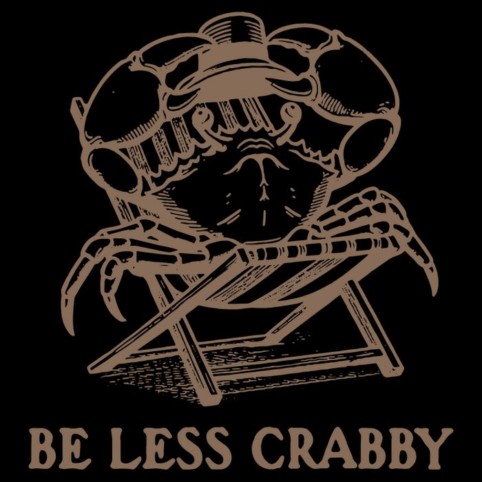 Crafty Be Less Crabby Cooling Performance Crew T-Shirt