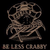 Crafty Be Less Crabby Button