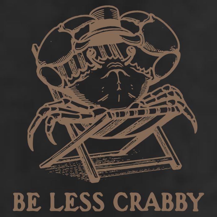 Crafty Be Less Crabby 15oz Campfire Ceramic Mug