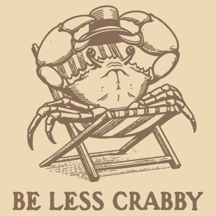 Crafty Be Less Crabby Apron