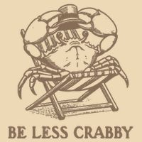 Crafty Be Less Crabby Drawstring Bag