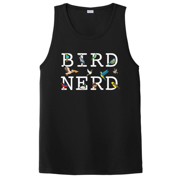 Cool Bird Lover Birdwatching Enthusiast PosiCharge Competitor Tank