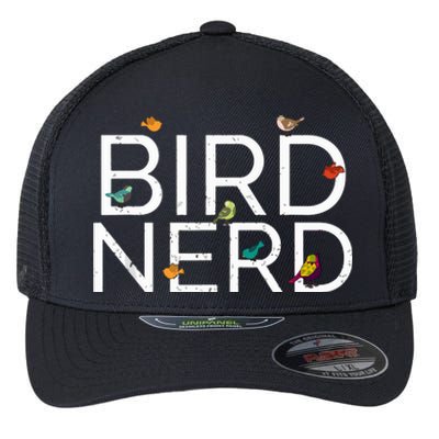 Cool Bird Lover Birdwatching Present Birdwatcher Birder Gift Flexfit Unipanel Trucker Cap