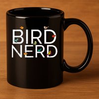 Cool Bird Lover Birdwatching Present Birdwatcher Birder Gift 11oz C Handle Ceramic Mug