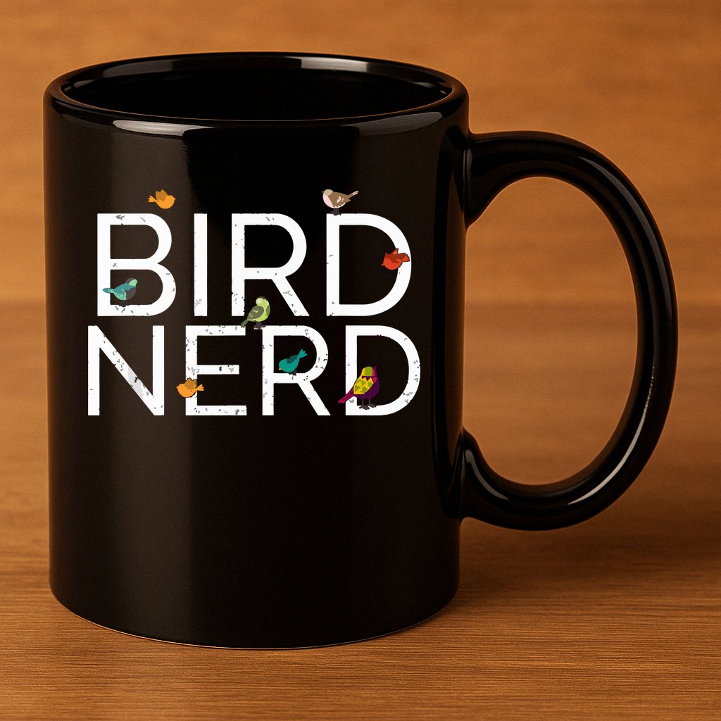 Cool Bird Lover Birdwatching Present Birdwatcher Birder Gift 11oz C Handle Ceramic Mug