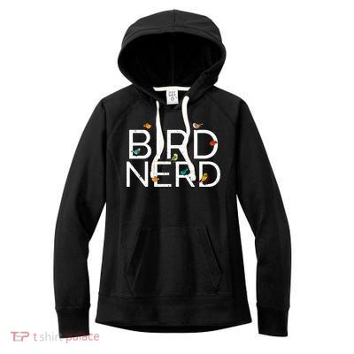 Cool Bird Lover Birdwatching Present Birdwatcher Birder Gift Women's Fleece Hoodie
