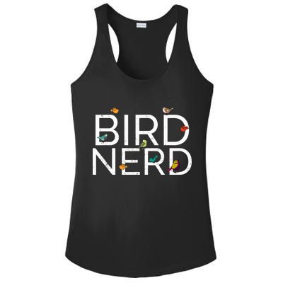 Cool Bird Lover Birdwatching Present Birdwatcher Birder Gift Ladies PosiCharge Competitor Racerback Tank