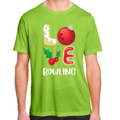 Christmas Bowling League Group Cute Gift Love Bowling Pajama Top Gift Adult ChromaSoft Performance T-Shirt