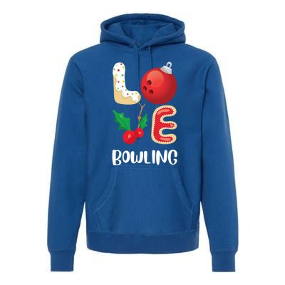 Christmas Bowling League Group Cute Gift Love Bowling Pajama Top Gift Premium Hoodie