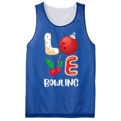 Christmas Bowling League Group Cute Gift Love Bowling Pajama Top Gift Mesh Reversible Basketball Jersey Tank